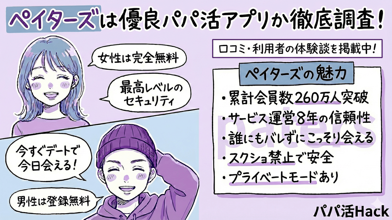 ペイターズ 口コミ